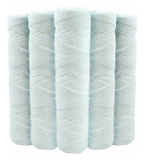 5-pack sedimentvattenfilterpatroner, lindad polypropen 20 mikron för 9,75 tum och 10 tums filterhus