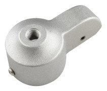 Gjuten aluminium flaggstångsknopp Flaggstångsknopp Stolptillbehör Aluminiumlegering Flaggstångsknopp - Silver