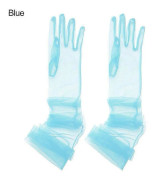 Accessoarer Kväll Bal Dekor Brudklänning Vantar Festklänning Tyllhandskar Bröllop Brudhanskar-lingling} blue