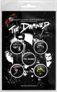 The Damned Young Hot Loud And Stiff Badge Set (Pack of 5)
