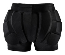 Skridskoåkning Höftskydd Tjockt Vadderade Kuddar Kompression Skridskoshorts Ski Snowboard Sport Skyddsmatta För Pojkar Flickor Black XL