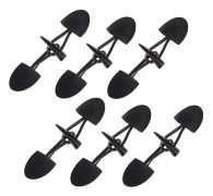 |HH| 6 Par Knappar i Svart, 16x4cm Växel Horn Duffle Knappar för B