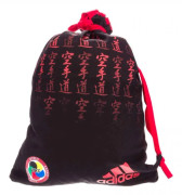 Y4443 ADIDAS RYGGSÄCK WKF Godkänd Satin Ryggsäck Svart/Röd 60X40