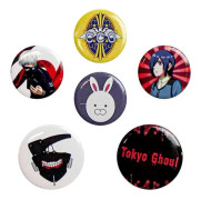 //Tokyo Ghoul, 6x Pins