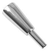 |HH| 1 st 9,8 mm ytterdiameter 3C Heavy-Duty trumpetmunstycke kompatibelt med trumpettillbehör (silver)