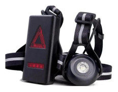 Löparlampa - USB Uppladdningsbar Löparlampa 125, 250 Lumen IPX6 Vattentät Löparlampa 3 Lägen & 90° Justerbar Vinkel LED[CO]
