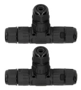 |HH| 2 st T-typ T-kopplingsplint IP68 Vattentät 450V