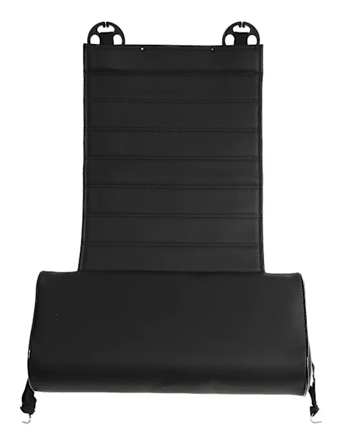 Universal Car Leather Leg Support Extension Mat Support Leg Leather Cushion Knee Pad Memory Foam