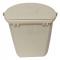 Bentom 11L vägghink med lock, beige