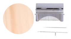 Mini stoppningsmaskin DIY bärbar stoppningsväv stickmaskin vävverktyg för hushålls28 krok