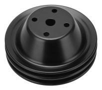 Vevaxelremskiva Dubbelspår Lång Vattenpumpsremskiva Ersättning för Chevy Small Block SBC 262