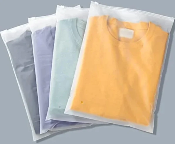 50 st T-shirt Förpackning Zip-påsar Plastpåse [XJ]