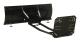 vidaXL Snöplog för ATV 115x38 cm svart