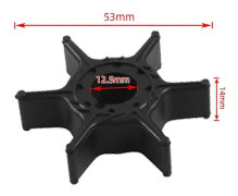 Reparationssats för vattenpumpsimpeller för 2-takts 9,9 hk 15 hk båtmotor 63V-W0078-00 63V-44301-00 18-3433