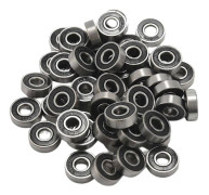 50 st/set 608 2rs Kullager Abec-5 8x22x7 Mm Djupt Spår Kolstål Tätat Kullager