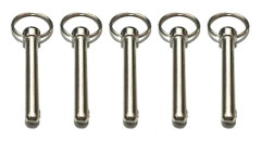 Snabbkopplingsstift 8mm låsstift med fjäderkula, låstillbehör, marin hårdvara, biminitoppstift, diameter 8mm, total längd 72mm-Glad{f2}