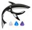 Shark Guitar Capo i Zink Legering för Akustisk Elektrisk Klassisk Gitarr och Bas Ukulele Capo med