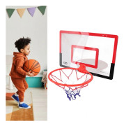 Mini Basketkorg Set Hålfri Montering Studsdesign Röd Svart Inomhus Förälder Barn Interaktion Basketboll Leksak