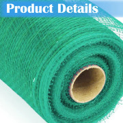 6 tum Metallic Mesh Band 9 meter (2-pack, Smaragdgrön)