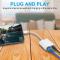 Lightning till RJ45 Ethernet-adapter med laddning för iPhone/iPad, Ethernet-telefonadapter, stöder 10/100 Mbps höghastighet, systemkrav iOS 10.3.3