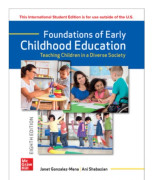 ISE Foundations of Early Childhood Education: Teaching Children in a Diverse Society