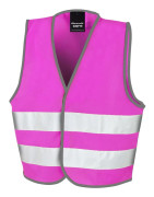 Resultat Förbättrad Hi-Vis-väst för barn/barn L rosa