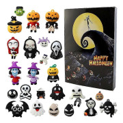 Adventskalender Populär Halloween Nedräkning Överraskningslåda 24 delar Jul Skräcknatt Skräckatmosfär Leksak Överraskningslåda
