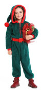 Coral Fleece förälder-barn julkostym Cosplay Children S