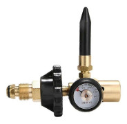 Mässing Helium Ballong Uppblåsare Regulator Med Tryckmätare För G5/8 Tankventil Tryckregulator, Helium Uppblåsningsverktyg