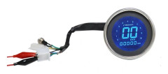 Universal Motorcykel Digital Hastighetsmätare Retro LCD Vägmätare Cafe Varvräknare Indikator Scooter ATV M[CO]