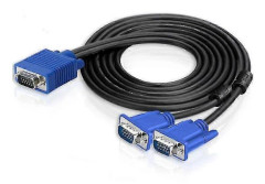 1 In 2 Ut Delad Skärm VGA-kabel
