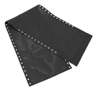 Ersättningsstolstyg Andningsbar Canvas Vilstolsöverdrag för Uteplats Strand Campingstolar Svart 160 x 43 cm