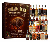Fuleadture Whiskey Adventskalender 2025 – 24 Dagar Akryl Whiskyhänge Julgran Dekoration, Julkalender Blindbox