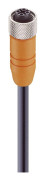 Lumberg Automation 11417-1 Sensor/ställdon-kontakt, konfektionerad M12 Hona rak 2.00 m Antal poler (RJ): 5 1 st
