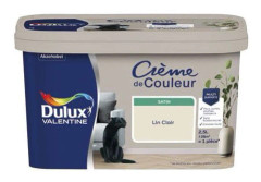 Målarfärg - DULUX VALENTINE - Färgkräm - Satin - 2,5L - Akryl
