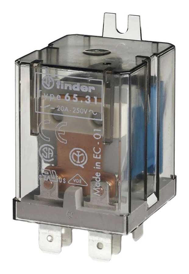 Finder 65.31.9.024.4309 Insticksrelä 24 V/DC 30 A 1 x slutkontakt 1 st