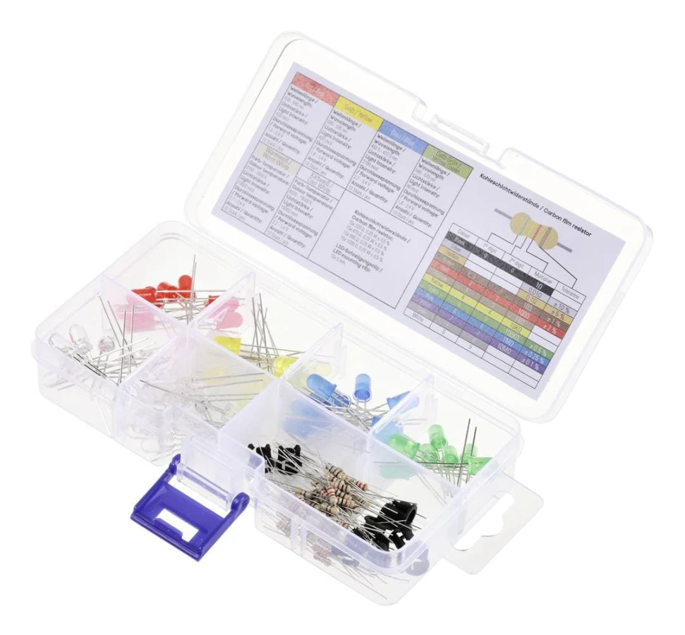 TRU COMPONENTS LED hållmonterad Röd, Gul, Blå, Gulgrön, Varmvit, Kallvit Rund 5 mm 90 mcd, 420 mcd, 2180 mcd, 19000 mcd