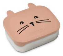 LIEWOOD - Arthur Rabbit Lunchbox - Matlåda för barn - Pale tuscany - H5.5 x W13.5 x L17 cm