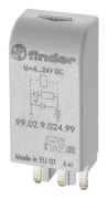 Finder insticksmodul med diod och display, LED 99.02.9.024.79, 1 st