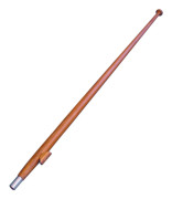 1852 Flagspil i teak 150cm Bøsning Ø32mm