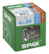 SPAX 4577000450556 Gipsskruv 4.5 mm 55 mm T-STAR plus Rostfritt stål A2 70 st