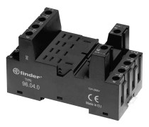 Finder 96.04.0 Reläsockel (L x B x H) 48.2 x 43.4 x 82.5 mm 1 st