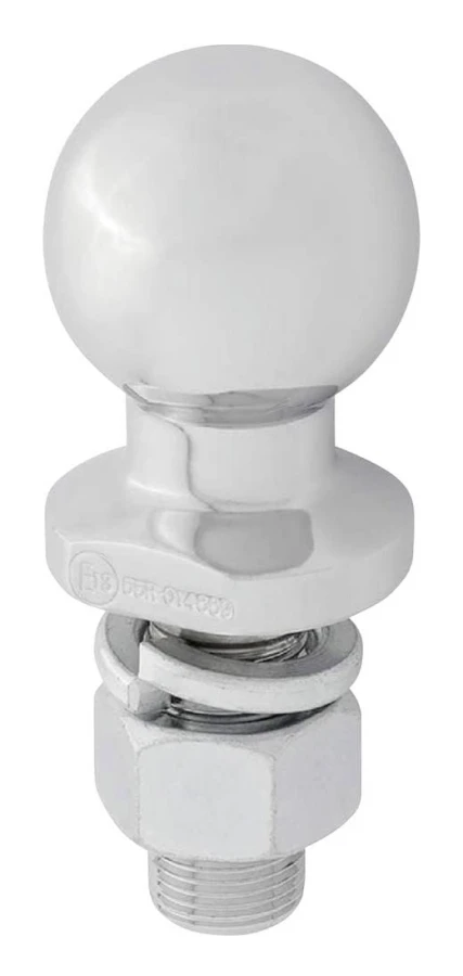 IWH kopplingskula tillåten stödbelastning 2000 kg 50 mm silver stål (19614)