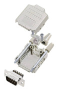 Amphenol L17DPPK25-M+L717DB25PST D-SUB stiftlist-set 180°, poltal: 25, skruvar 1 st