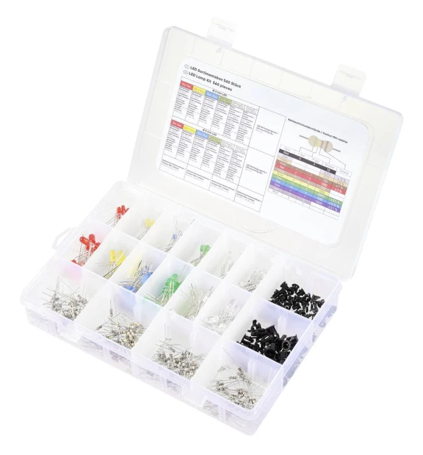 TRU COMPONENTS LED hållmonterad Röd, Gul, Blå, Gulgrön, Varmvit, Kallvit Rund 3 mm, 5 mm 55 mcd, 330 mcd, 420 mcd, 2500