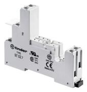 Finder 97.02.7 Reläsockel (L x B x H) 64.9 x 15.8 x 82.9 mm 1 st