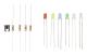 TRU COMPONENTS LED hållmonterad Röd, Gul, Blå, Gulgrön, Varmvit, Kallvit Rund 3 mm 55 mcd, 330 mcd, 420 mcd, 2500 mcd,