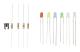 TRU COMPONENTS LED hållmonterad Röd, Gul, Blå, Gulgrön, Varmvit, Kallvit Rund 3 mm 55 mcd, 330 mcd, 420 mcd, 2500 mcd,