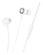 Hoco Hörlurar 3.5mm Med Microphone - Vit