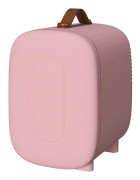 Mini-kylskåp skönhetskyl 4 L, 20,3×26,3×28 cm, rosa